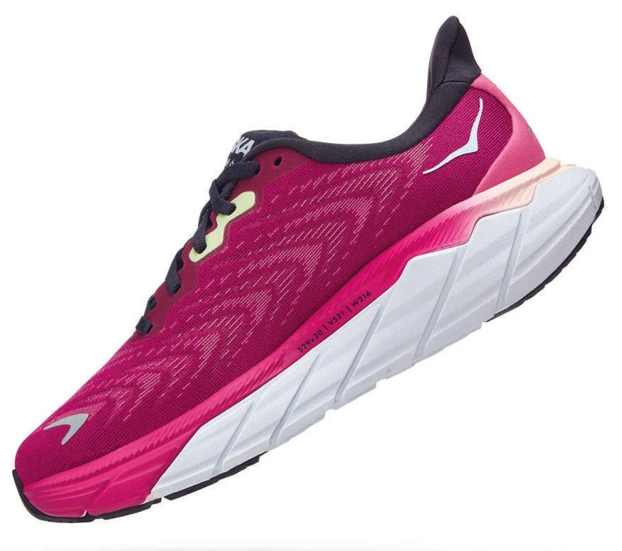 HOKA Women's Arahi 6 Wide (D) - Festival Fuchsia/Ibis Rose (1123197-FFIR) 4 HOKA Women's Arahi 6 Wide (D) - Festival Fuchsia/Ibis Rose (1123197-FFIR) - Image 2