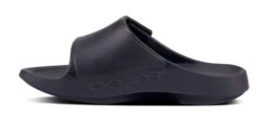 Oofos Unisex OOahh Sport Flex Sandal -BROOKS Store 1550BLKMATTE shot4 932x680 c98ead65 4843 4aa2 bc15 3ae0971dd992