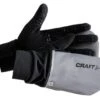 Craft Hybrid Weather Glove - Silver/Black (1903014-926999) -BROOKS Store 1903014 926999 Hybrid Weather Glove C1 Preview