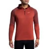 Brooks Men's Notch Thermal Hoodie - Copper/Heather Dark Copper (211402682) -BROOKS Store 211402 682 MF Notch Thermal Hoodie 2