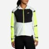 Brooks Women's Carbonite Jacket - Icy Grey/Black/Nightlife (221493030) -BROOKS Store 221493 030 MF Carbonite Jacket