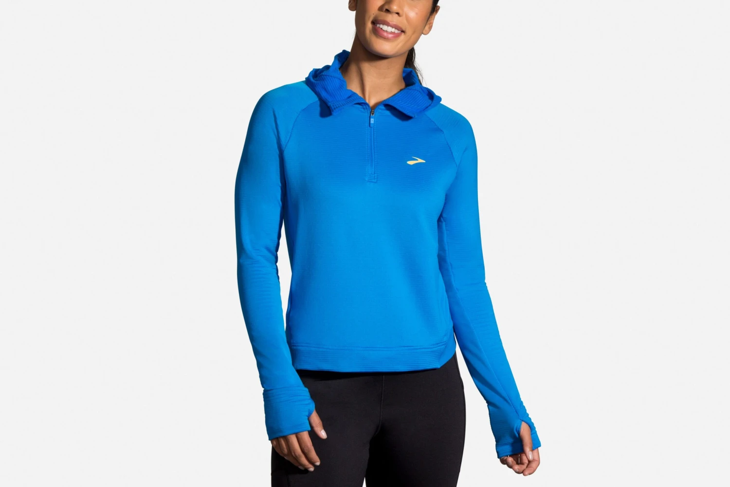 Brooks Women's Notch Thermal Hoodie (221502) 3 Brooks Women's Notch Thermal Hoodie (221502)
