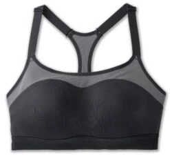 Brooks Women's Dare Racerback Run Bra - Asphalt (350073081) -BROOKS Store 350073 081 lf Dare Racerback Run Bra