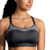 Brooks Women's Dare Racerback Run Bra - Asphalt (350073081) -BROOKS Store 350073 081 mf Dare Racerback Run Bra