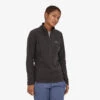 Patagonia Women's R1 Air Zip Neck (40250) -BROOKS Store 40250 BLK CG1