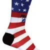 Brooks Pacesetter Freedom Run Crew Sock - Red/White/Blue (741496903) -BROOKS Store 741496 903 m PacesetterCrewLetFreedomRun