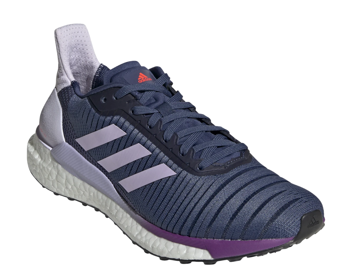 Adidas Women's Solar Glide 19 - Tech Indigo/Cloud White/Purple Tint (EE4333) 4 Adidas Women's Solar Glide 19 - Tech Indigo/Cloud White/Purple Tint (EE4333) - Image 2