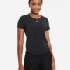 Women's Nike Dri Fit One Luxe Short Sleeve - Black (DD0618-010) -BROOKS Store ONELUXE1