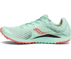 Saucony Women's Kilkenny XC 8 Spike - Mint/ViZi Coral (S19068-1) 9 Saucony Women's Kilkenny XC 8 Spike - Mint/ViZi Coral (S19068-1) -BROOKS Store S19068 1 2