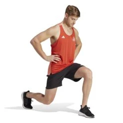 BROOKS Store -BROOKS Store adidas mens boston marathon 2023 tank top red 3