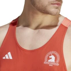 Adidas Men's Boston Marathon® 2023 Tank Top -BROOKS Store adidas mens boston marathon 2023 tank top red 4