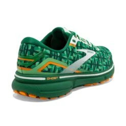 Brooks Men's Ghost 15 -BROOKS Store brooks mens ghost 15 running shoe st.patricks day edition green orange 1