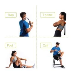 TriggerPoint AcuCurve Cane - Grey/Orange (04429) -BROOKS Store cane carousel4