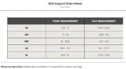 CEP Mid Support Knee Sleeve -BROOKS Store cep knee sleeve measurement guide