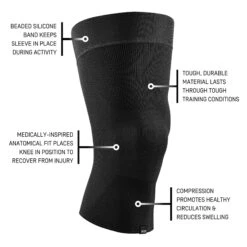 CEP Mid Support Knee Sleeve -BROOKS Store cep mid knee sleeve black 3