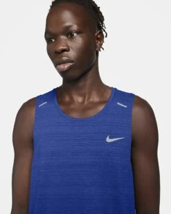Nike Men's Dri-FIT Miler Tank - Game Royal (CU5982-480) -BROOKS Store dri fit miler mens running tank hnP2xX 2