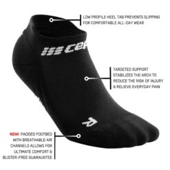 CEP Men's Compression No Show Socks 4.0 - Black (WP36R) 8 CEP Men's Compression No Show Socks 4.0 - Black (WP36R) -BROOKS Store ezgif.com gif maker 2022 06 22T104349.550