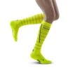 CEP Women's Reflective Tall Socks - Neon Yellow (WP40FZ) -BROOKS Store ezgif.com gif maker 2022 09 07T100609.255