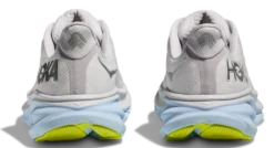 HOKA Women's Clifton 9 -BROOKS Store hoka womens clifton nine running shoe gray blue 6