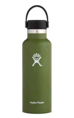Hydro Flask 18 Oz Standard Mouth Bottles W/ Flex Cap (S18SX) -BROOKS Store hydro flask stainless steel vacuum insulated 18 oz standard mouth olive 913422ed 3607 4729 9e44 8dc32dc1a5ee