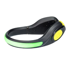 Nathan LightSpur RX LED Foot Light - Black/Safety Yellow (5089NBSY) -BROOKS Store ns5089 0028 00.green