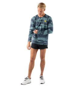 Rabbit Men's EZ Tee Perf LS | Trail -BROOKS Store rabbit mens ez tee perf ls 4