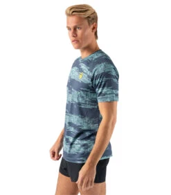 Rabbit Men's EZ Tee Perf SS | Trail -BROOKS Store rabbit mens ez tee perf ss orion blue