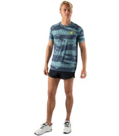 Rabbit Men's EZ Tee Perf SS | Trail -BROOKS Store rabbit mens ez tee perf ss orion blue 2