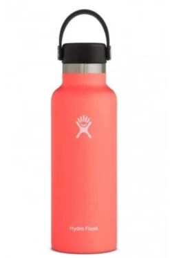 Hydro Flask 18 Oz Standard Mouth Bottles W/ Flex Cap (S18SX) -BROOKS Store s18sx2 hibiscus