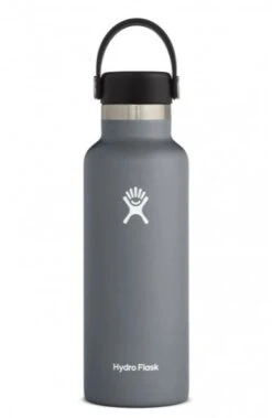 Hydro Flask 18 Oz Standard Mouth Bottles W/ Flex Cap (S18SX) -BROOKS Store s18sx2 stone