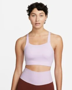 Nike Women's Dri-FIT Swoosh Luxe Sports Bra (CJ0544) -BROOKS Store swoosh luxe womens medium support padded sports bra qZgDMT