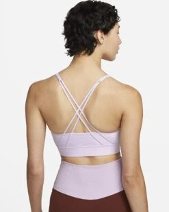 Nike Women's Dri-FIT Swoosh Luxe Sports Bra (CJ0544) -BROOKS Store swoosh luxe womens medium support padded sports bra qZgDMT 1